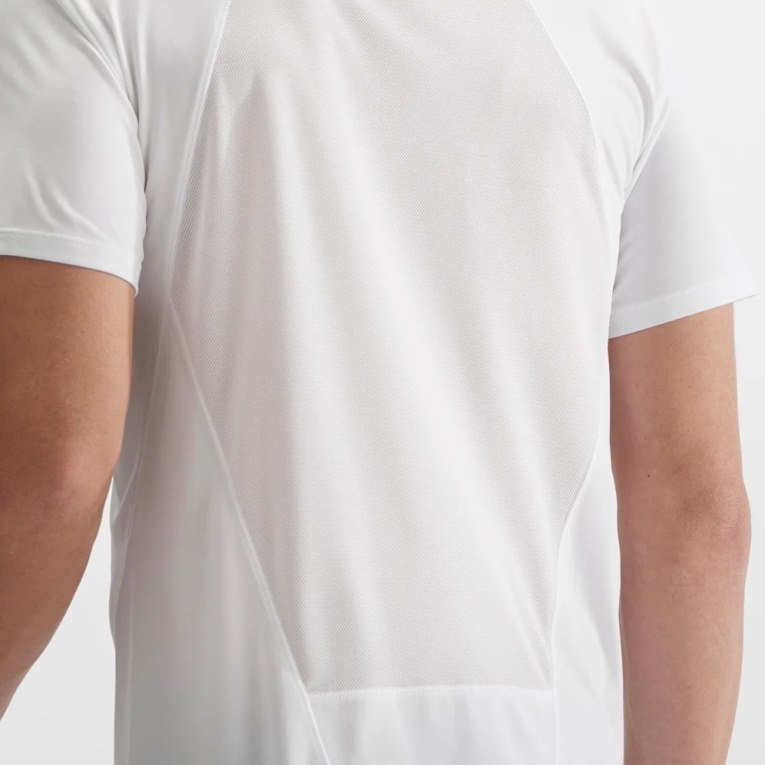 Camiseta Salomon Outline Corta Sleeve Hombre Blancos Negros | MX SNZQ102